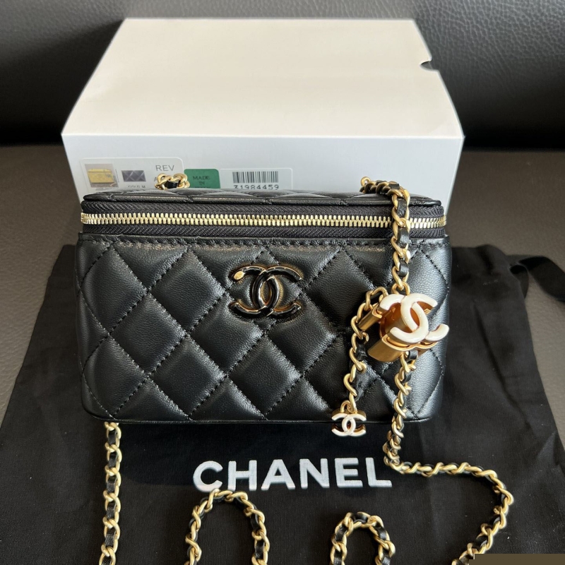Ch*el cosmetic bags